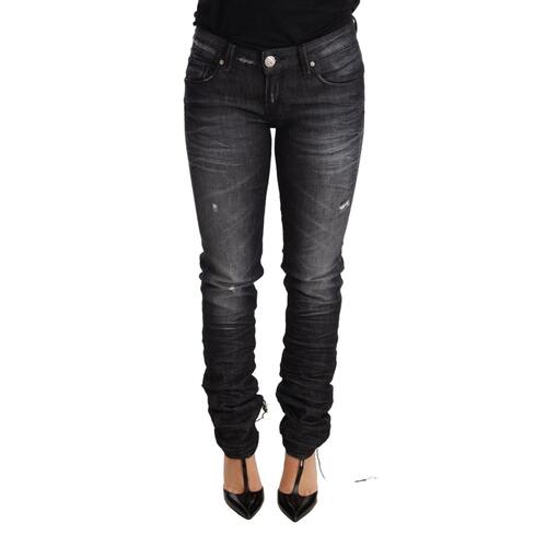 Authentic ACHT Jeans with Slim Fit Cut and Zipper Closure W26 US Women