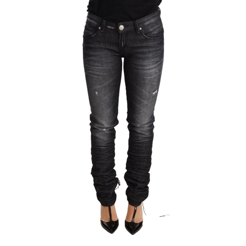 Authentic ACHT Jeans with Slim Fit Cut and Zipper Closure W26 US Women