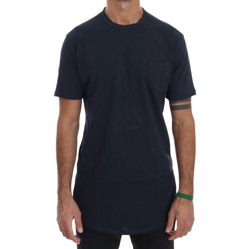 100% Authentic Daniele Alessandrini Blue Logo T-Shirt S Men