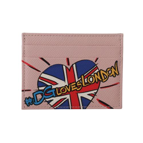 Brand New Dolce & Gabbana Cardholder Wallet with London Print One Size Women