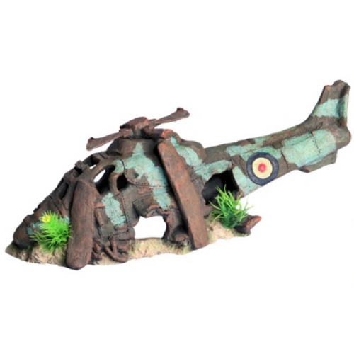 Ruined Helicopter XL Ornament 