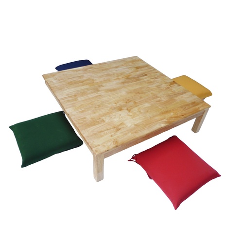 Square Low table and 4 cushions