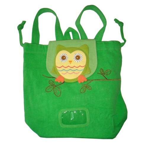 Owl Swim Bag Pinic Bag Green