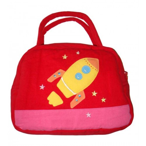 Rocket Lunch Box Cover Red