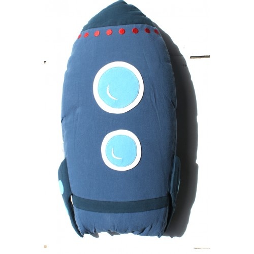 Roket Cuddling Cushion Blue