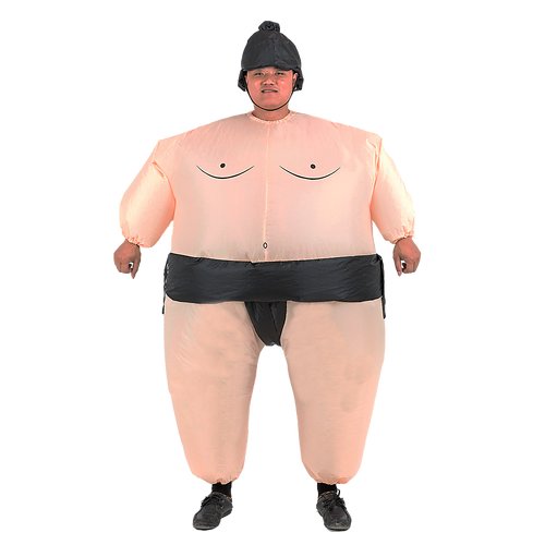 SUMO Fancy Dress Inflatable Suit -Fan Operated Costume