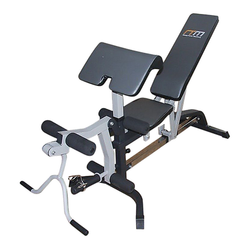 FID Flat Incline Decline Bench Press w/ Leg Extension