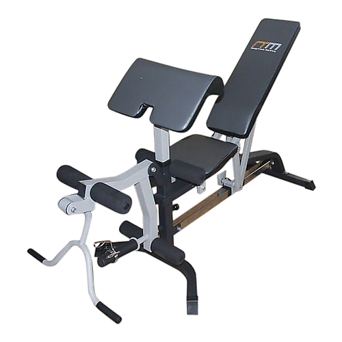 FID Flat Incline Decline Bench Press w/ Leg Extension