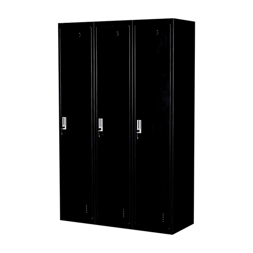 Three-Door Side by Side Office Gym Shed Storage Locker