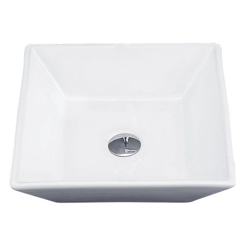 Bathroom Ceramic Rectangular Above Countertop Basin for Vanity