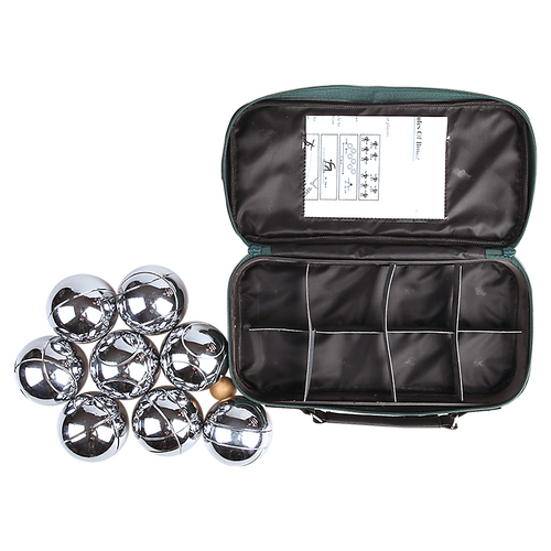 Deluxe Boules Bocce 8 Alloy Ball Set