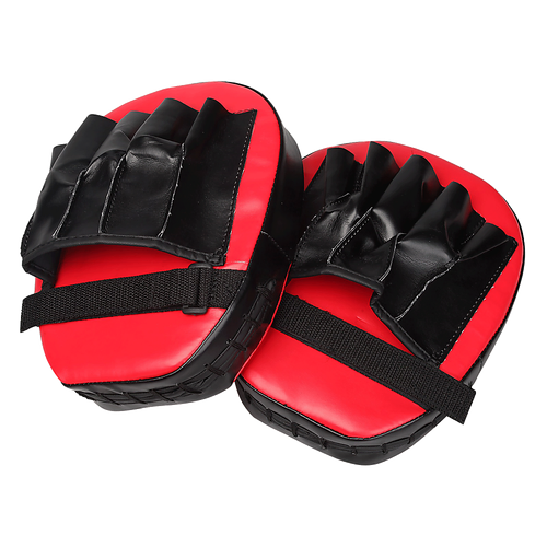 2 x Thai Boxing Punch Focus Gloves Kit Training Red & Black