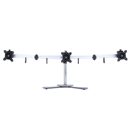 Triple Tilt LCD Monitor Mount Freestanding Desktop Stand
