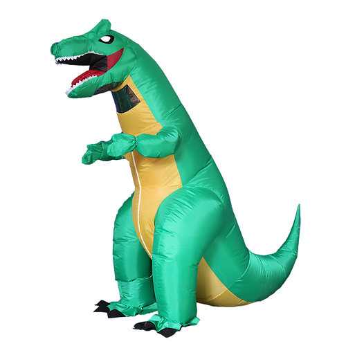 Dinosaur T-Rex Fancy Dress Fan Inflatable Costume Tyrannosaurus Suit