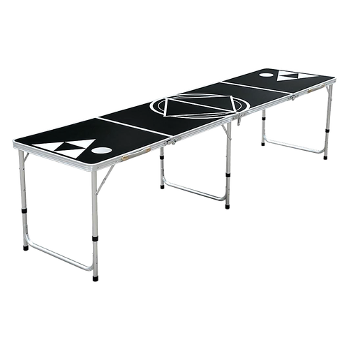 Professional 8ft Beer Pong Table Drinking Game