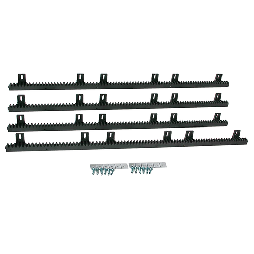 Sliding Gate Hardware Accessories Kit - 4m Gear Rack Track
