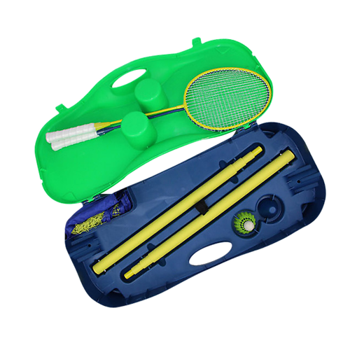 Folding Portable Badminton Combo Set Volleyball Net Outdoor Sports