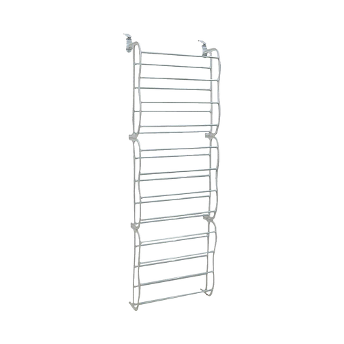 36 Pair Shoe Holder Organiser Over The Door Hanging Shelf Rack Storage Hook