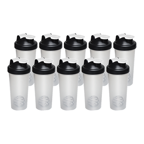 10x 700ml GYM Protein Supplement Drink Blender Mixer Shaker Shake Ball Bottle