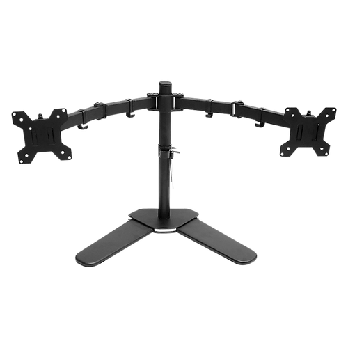 13"-27" Dual Screen Monitor Stand TV Bracket Computer Display Desk Mount Holder