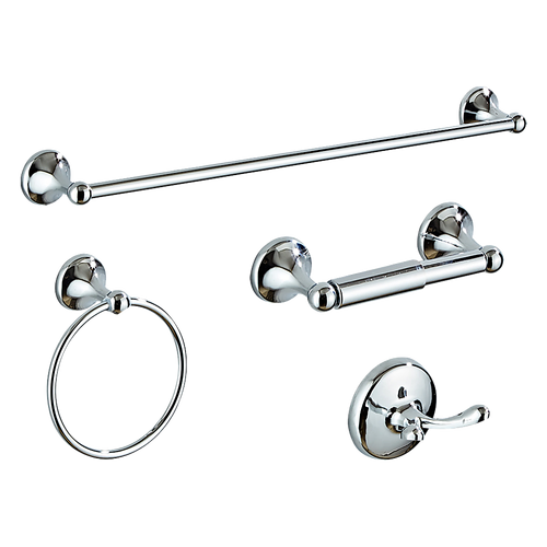 4 Piece Towel Bar Set Bath Accessories Bathroom Hardware