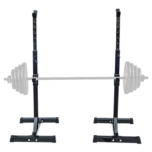 Pair of Adjustable Squat Rack Sturdy Steel Barbell Bench Press Stands GYM/HOME