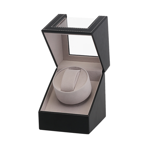 Automatic Watch Winder Display Box Case Motor Rotation Storage PU Leather