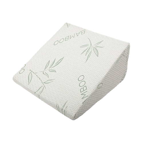 Cool Gel Memory Foam Bed Wedge Pillow Cushion Neck Back Support Sleep with Cover