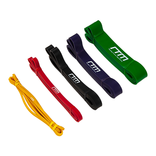 Resistance Band Loop Set of 5 Heavy Duty Gym Yoga Workout
