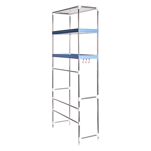 Storage Shelves Shelf 3 Tier Rack Portable Laundry Stand Unit Organiser