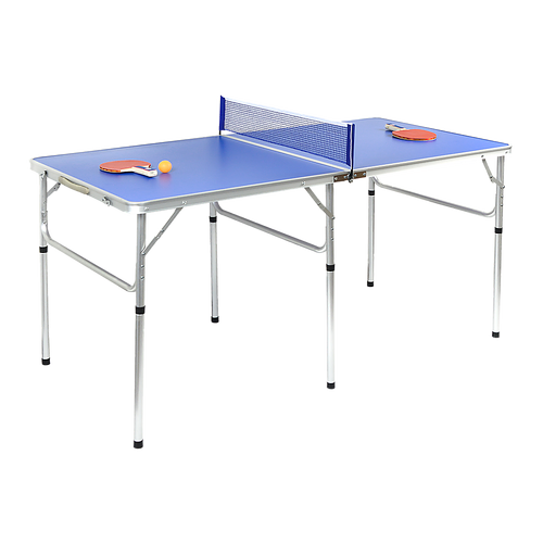 152cm Portable Tennis Table, Folding Ping Pong Table Game Set