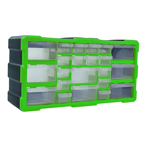 22 Multi Drawer Parts Storage Cabinet Unit Organiser Home Garage Tool Box