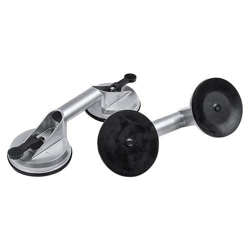 4 x Double Suction Glass Lifting Tool 70kg Vacuum Puller Lifter Aluminium