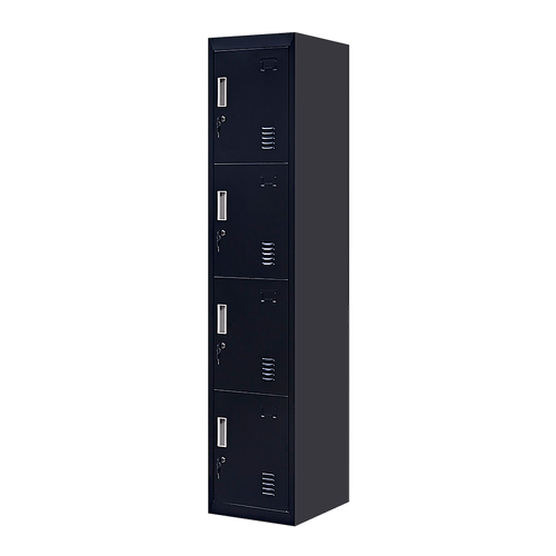 4-Door Vertical Locker for Office Gym Shed School Home Storage