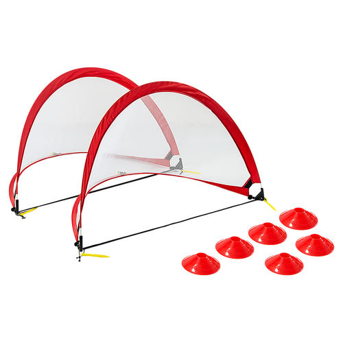 Portable Kids Soccer Goal Set with Cones