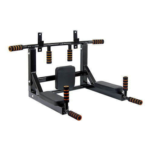 Heavy Duty Wall Mounted Power Station - Knee Raise - Pull Up - Chin Up -Dips Bar