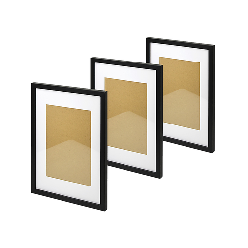 Photo Frames Collage Black A3 Picture Frame Wall Set Home Decor 3PCS