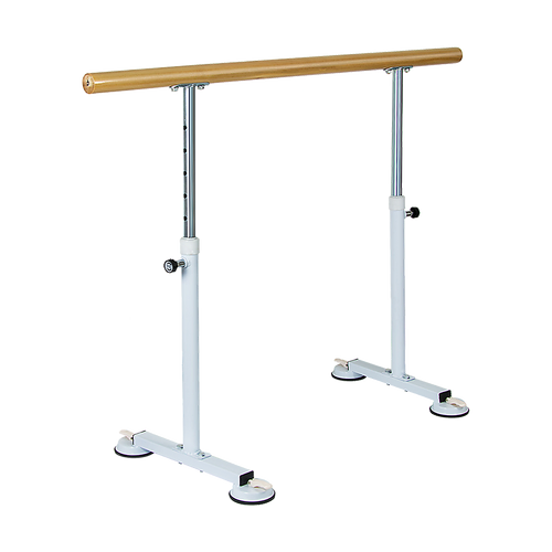 Wooden Portable Ballet Bar Stretch Barre Dance Bar 1.5M Freestanding Ballet Bar