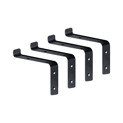 Floating Wall Shelf Brackets Heavy Duty Rustic Industrial 4-Pack
