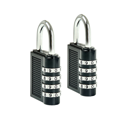 X2 Combination Padlock 4-Digit Outdoor Weatherproof Security School Lock Travel