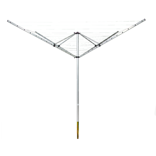 4 Arm Rotary Airer Outdoor Washing Line Clothes Dryer 50m Length