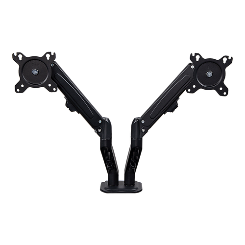 Dual Screen Gas-strut Monitor Stand Mount Desktop Bracket for LED/LC