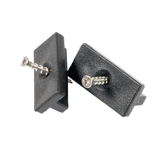 100 Composite Decking Hidden Fixing Fasteners Plastic T Clips & Screws