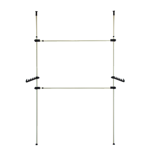 Heavy Duty Adjust Clothes Rail Storage Garment Shelf Hanging Display Stand Rack