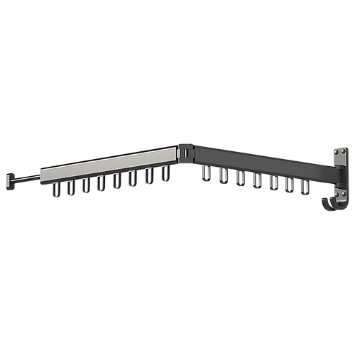 Foldable Wall Hanging Clothes Drying Rack Clothes Balcony Retractable Hanger