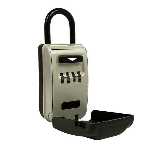 Security 4 Digit Combination Cable Lock Box With Luminous Dials