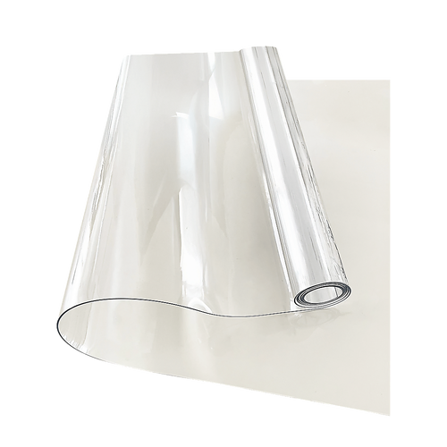 PVC Tablecloth Protector 107X213.4CM Clear Plastic Table Cloth Cover Transparent