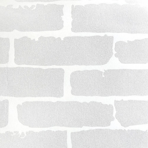 White Brick Wallpaper Vinyl Vintage