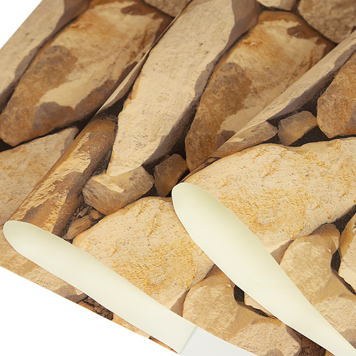 Rustic Rock Brick Wallpaper