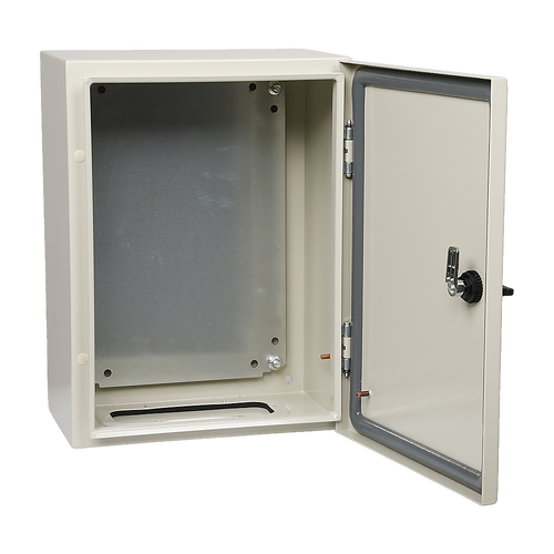 Carbon Steel Electrical Enclosure Box IP65 Wall Mount 400 x 300 x 200 mm